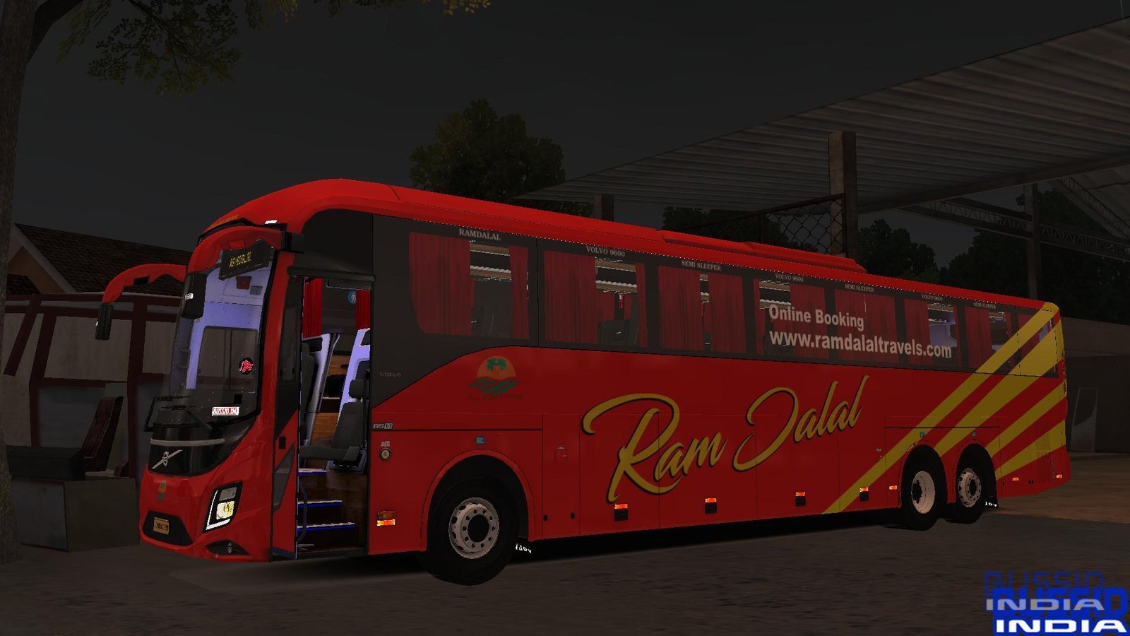 Volvo 9600 Multiaxle Semisleeper 15mtr Premium coach for BUSSID by IBS GAMING