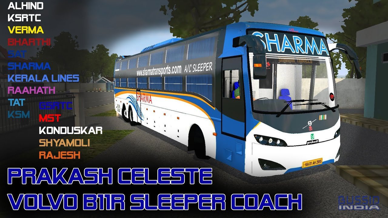 Prakash Celeste Sleeper Volvo Bus Mod
