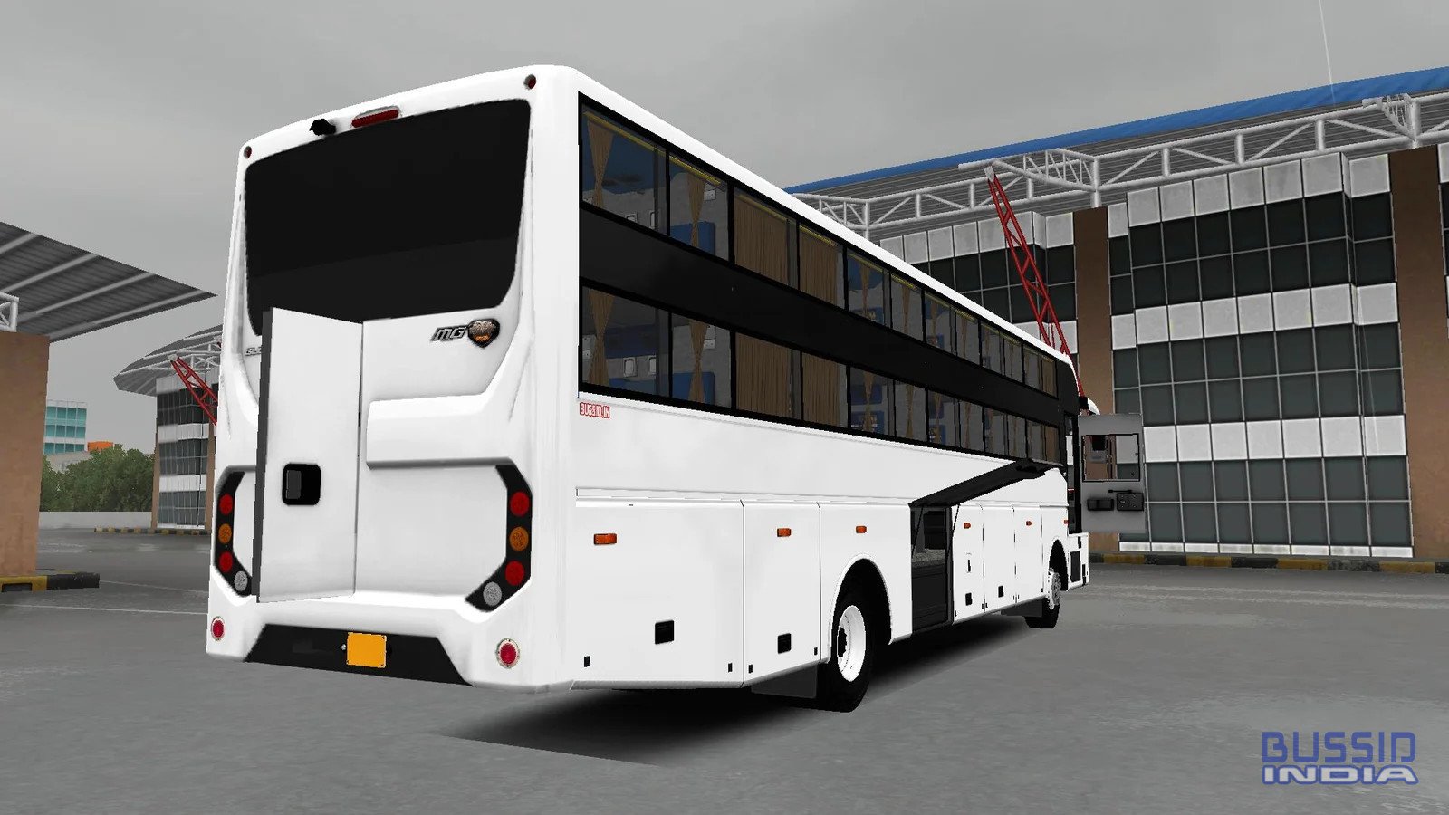 MG BS6 Glider + leeraz mod for BUSSID