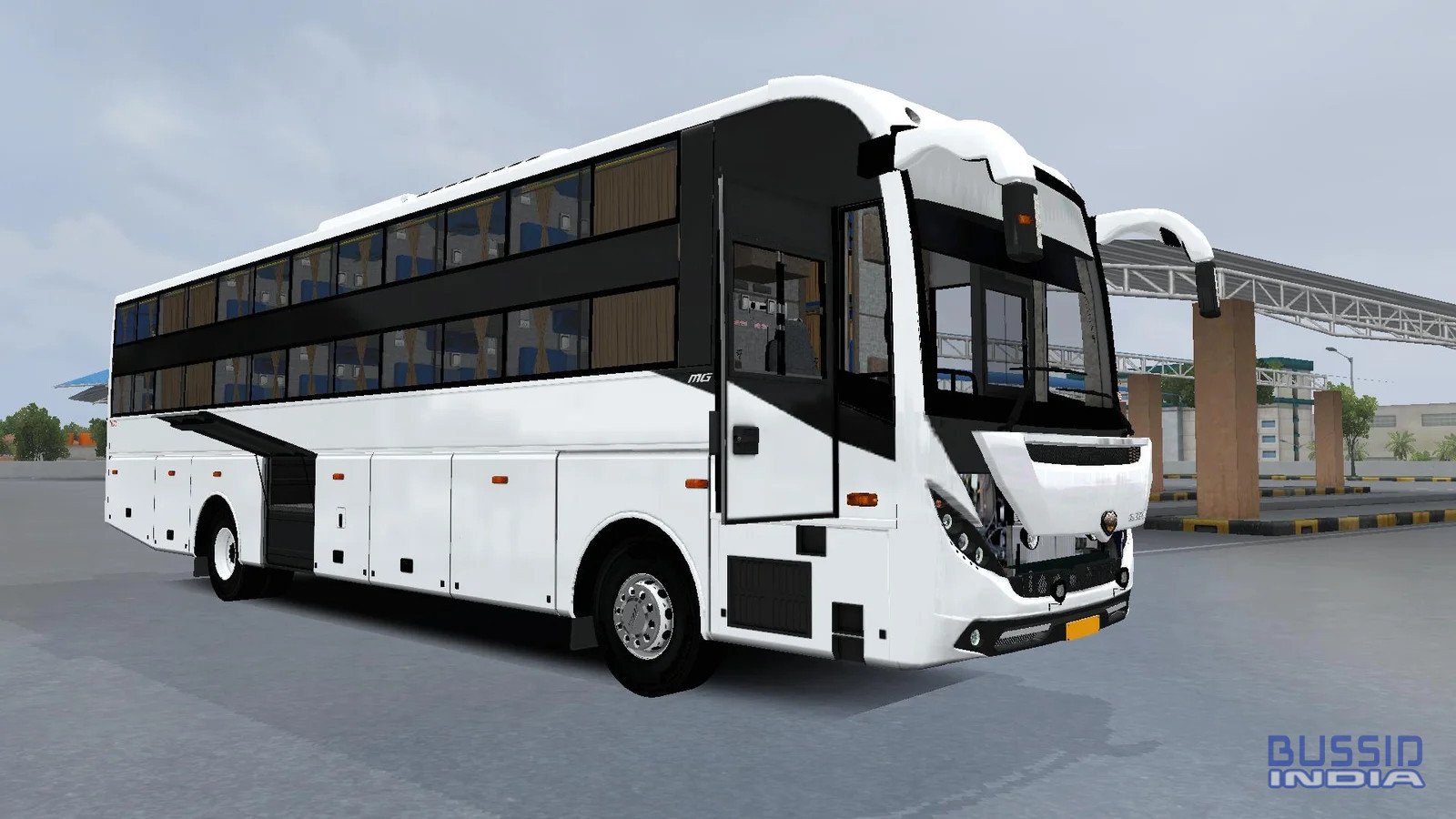 MG BS6 Glider + leeraz mod for BUSSID