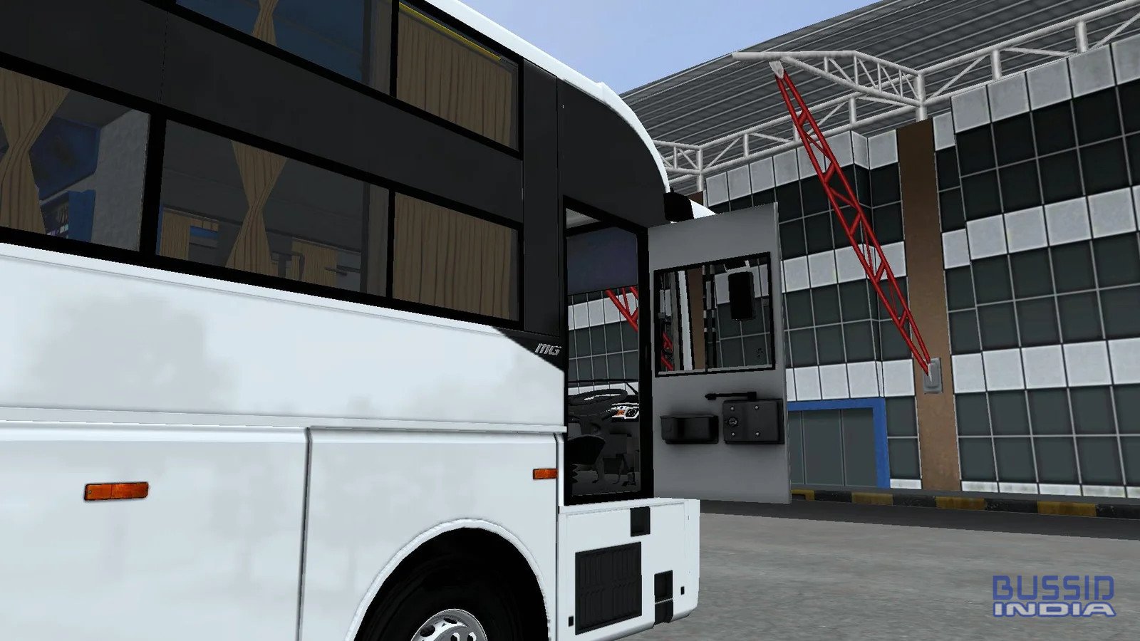 MG BS6 Glider + leeraz mod for BUSSID