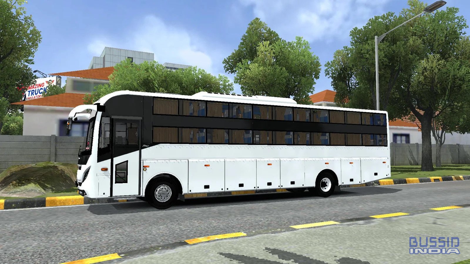 MG BS6 Glider + leeraz mod for BUSSID