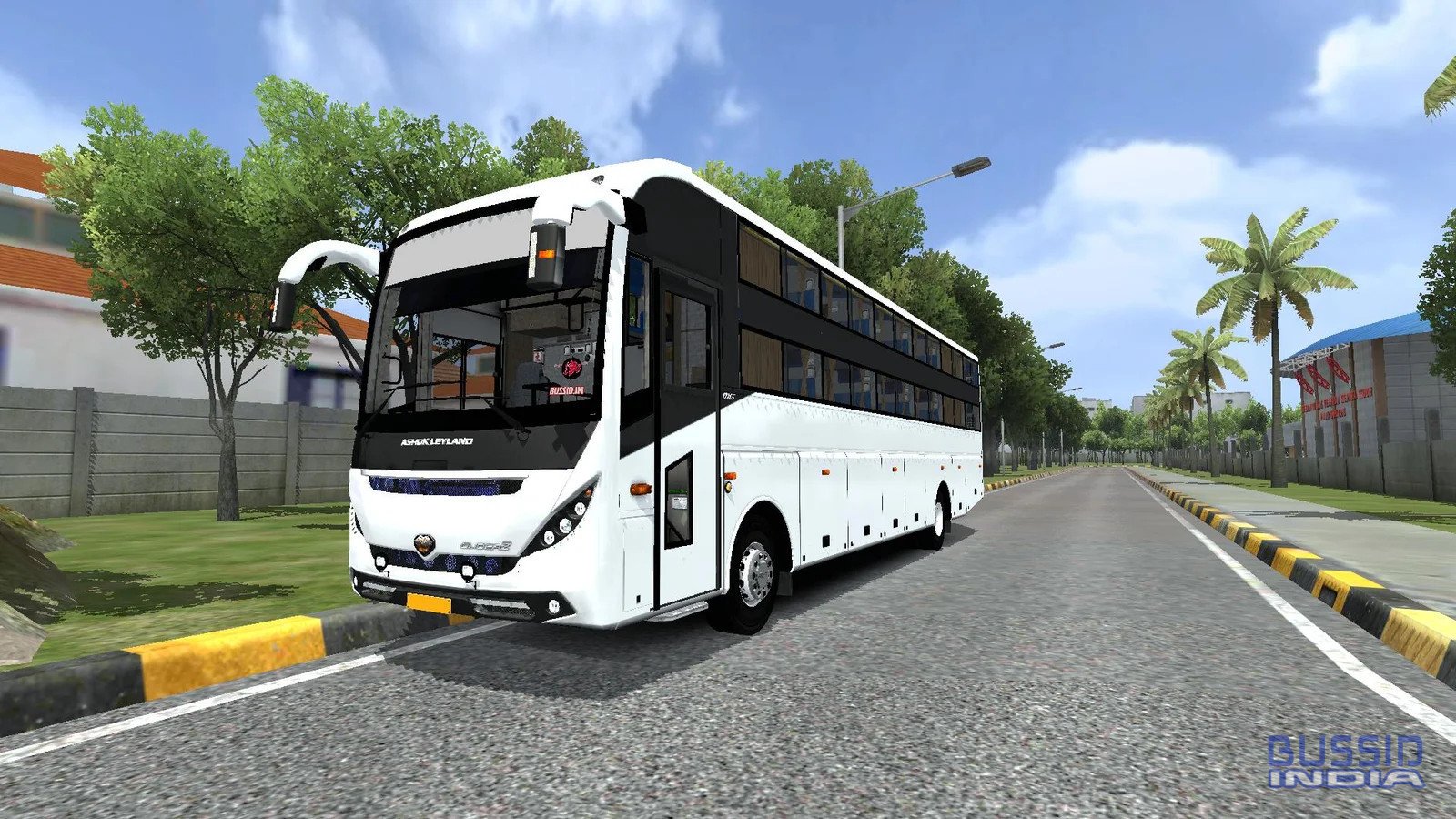 MG BS6 Glider + leeraz mod for BUSSID