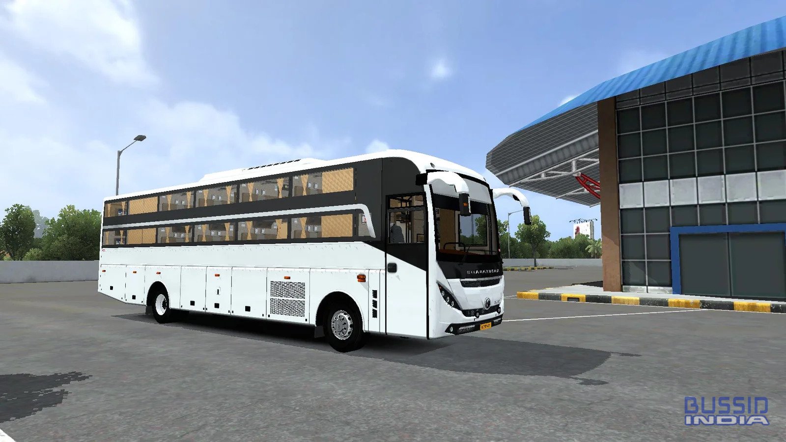 MG BS6 Glider + leeraz mod for BUSSID