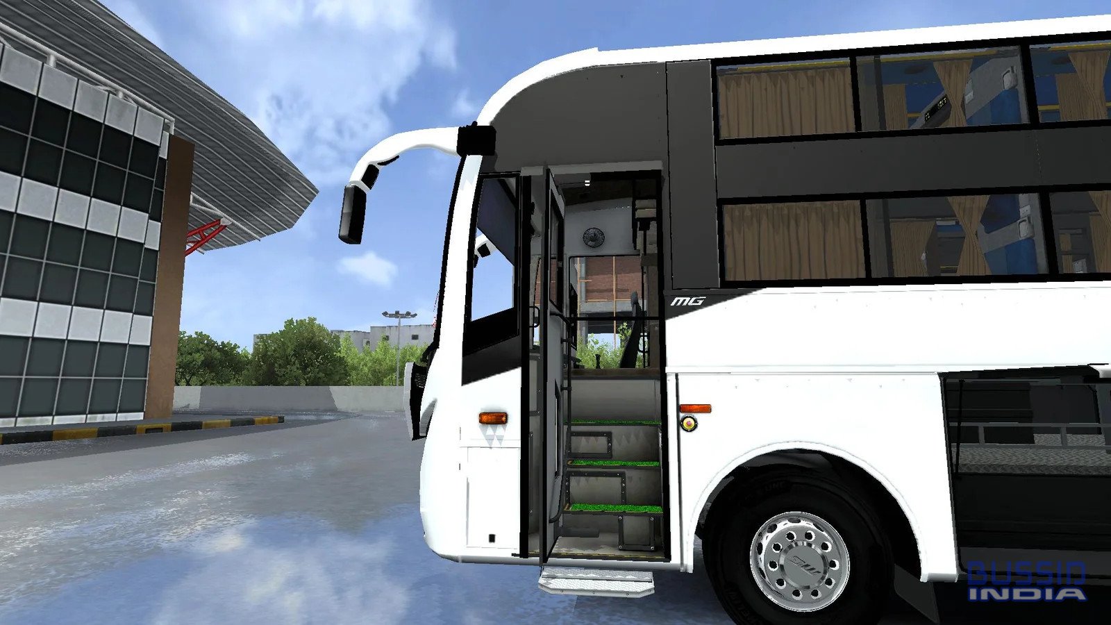 MG BS6 Glider + leeraz mod for BUSSID