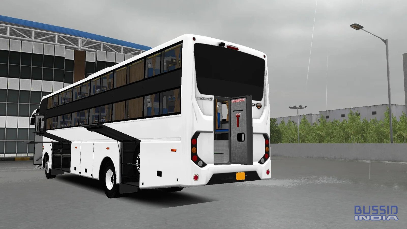 MG BS6 Glider + leeraz mod for BUSSID