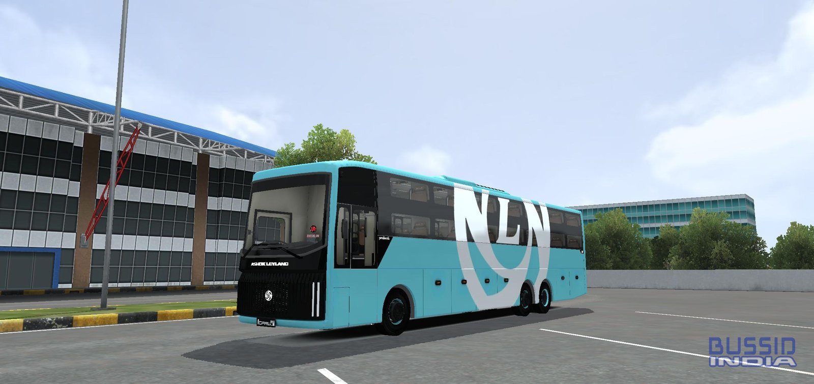 Garud 15mtr Ashokleyland multiaxle bus under 150K Traingles