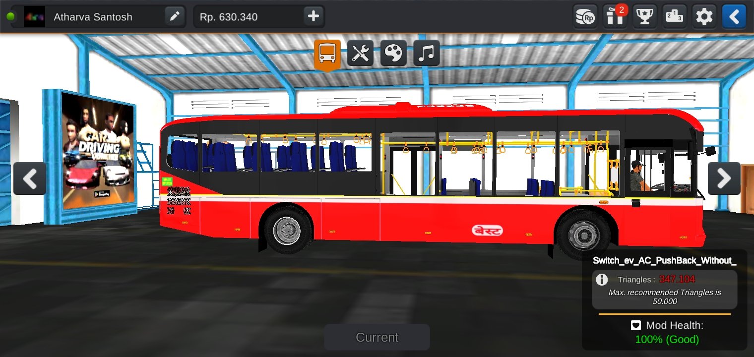 Ashok Leyland Switch EV12 bus mod